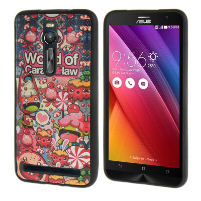 

MOONCASE Case for Asus ZenFone 2 ZE551ML/ZE550ML (5.5) Pattern series Flexible Soft Gel TPU Silicone Skin Slim Durable Cover