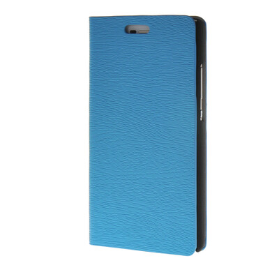 

MOONCASE Leather Side Flip Wallet Card Holder Stand Shell Pouch ЧЕХОЛ ДЛЯ Huawei Ascend P8 Blue