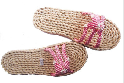 

Summer ladies handmade sandals Corn leather sandals Slippers Flip-flops Casual shoes