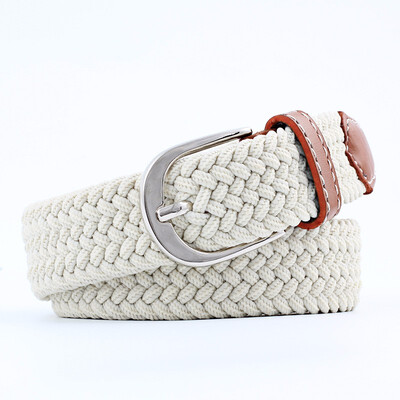 

Men And Women Young Student Fashion Casual Weave Canvas Pin Buckle Belt