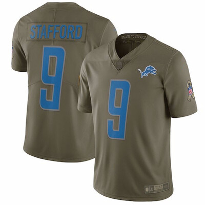 

Mens Detroit Lions Matthew Stafford Nike White 2017 Game Jersey