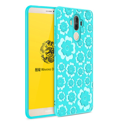 

Goowiiz Fashion Phone Case для Huawei Mate 9 3D Relief Flower Ультратонкая мягкая TPU Полная защита