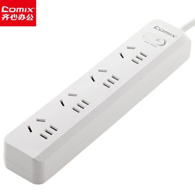 

Coix Comix 4 overall control full length 2 meters new national standard socket plug strip strip row plug patch panel tow board PC-4020