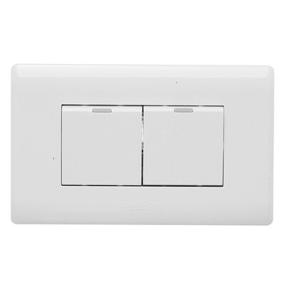 

Feidiao feidiao switch socket panel double open single switch two open single control power wall switch panel 118 A3 Jia Run white