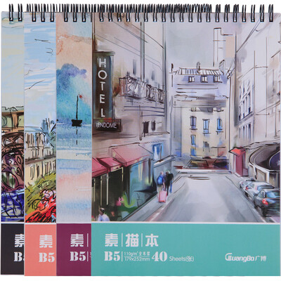 

Широкий (Guangbo) 40 B5 Zhang эскиза книги эскиз книга / профессиональное искусство бумага случайного образом GBX0808