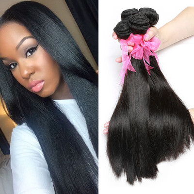 

Dream Like Unprocessed Straight Human Hair Indian Straight Virgin Hair 4 Bundles