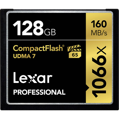 

Lexar 32GB read 160MBs write 155MBs CF memory card 1066x MLC particles conform to VPG-65 UDMA7