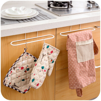 

New Cabinet Cupboard over Door Hanging towel rack holder cloth shelf towel rail Bathroom Kitchen Accessories
