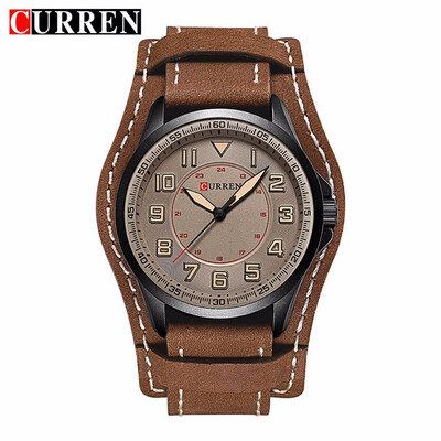 

CURREN 8279 Top Brand Luxury watch men New 2017 Fashion Casual Quartz leather wristwatches relogio masculino