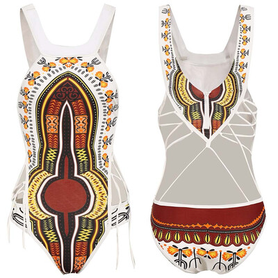 

BOFUTE New European American bikini swimsuit wave print sexy swimsuit 0035