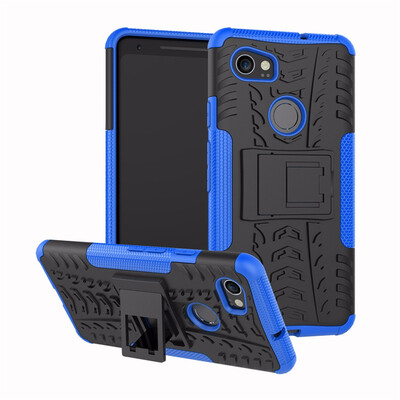 

Goowiiz Phone Case For Google PixelPixel XLPixel 2Pixel 2  Armor Tire Texture Rugged Protection PCTPU