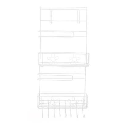 

Refrigerator Side Storage Rack Multifunctional Kitchen Storage Holder Shelf Seasoner Rack Seasoning Pot Shelf