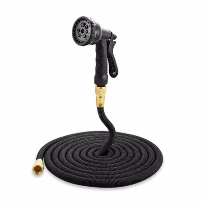 

Garden Expandable Magic Flexible Water Hose Spray Nozzle 25 50 75 100ft