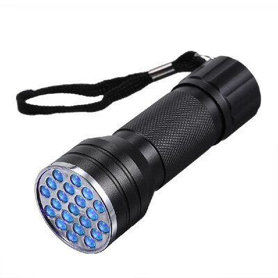 

21 LED UV Flash Light Portable Pet Urine Stains Watermark Cometics Detector
