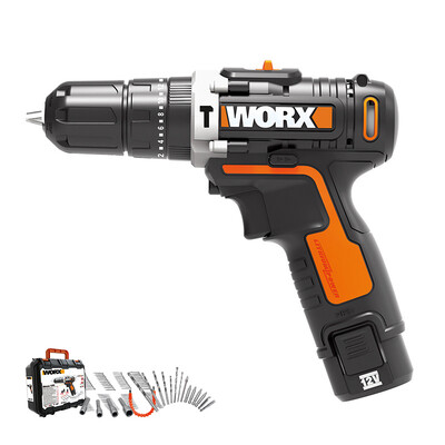 

Wicks WORX household charging impact drill toolbox WX1292 impact drill lithium electric hand drill electric hand drill hardware electric screwdriver tool set