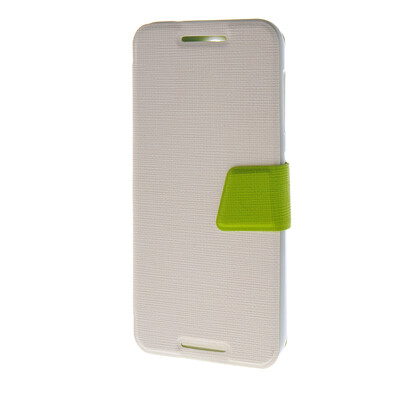 

MOONCASE Ultra Slim Leather Wallet Flip Stand Pouch чехол для HTC Desire 620 White 01