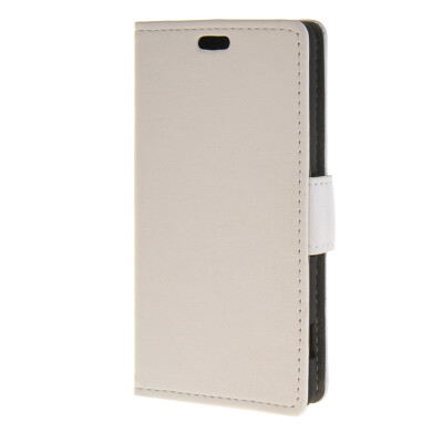 

MOONCASE Simple style Leather Wallet Flip Card Stand Back Case Cover for Sony Xperia Z4 Compact (Mini) White