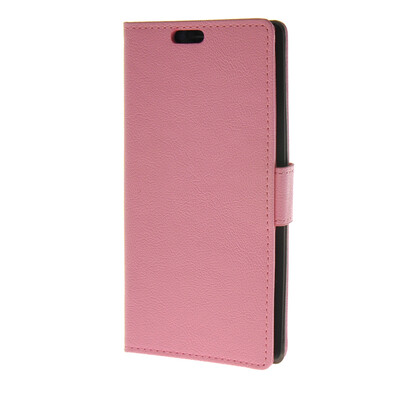 

MOONCASE Simple Leather Flip Wallet Card Slot Stand Back чехол для LG G4 Pink