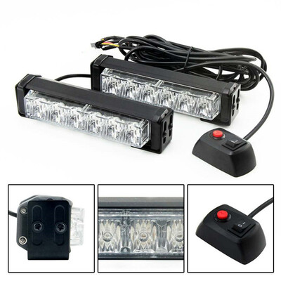 

Car in the network warning flashing lights 6led strobe lights car warning lights