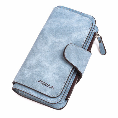 

New Wallet Women Long Cell Phone Pocket Wallet For Credit Cards Photo Holder Coin Pocket Interior Zipper Pocket