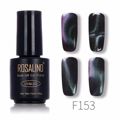 

ROSALIND Gel 1S New Arrival 3D Magnetic Cat Eye Nail Gel Varnish Soak Off UV Glitter Manicure Gel Polish Long-lasting Nail Art