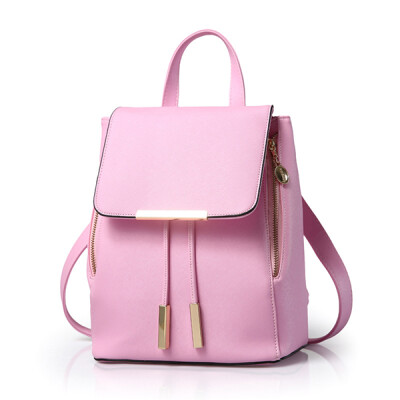 

Shoulder Bag New Tide Female Backpack Spring Summer Students Fashion Casual Korean College Winds PU Women Bag