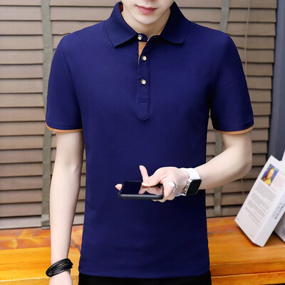 

2018 New Arrival Fashion Men Polo Shirt Men Short Sleeve Casual Men Shirts Slim Fit Polo Cotton Solid Color Mens Polos