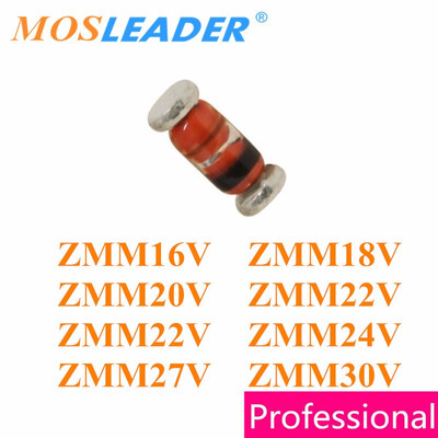 

2500pcs LL34 SOD80C ZMM16V ZMM18V ZMM20V ZMM22V ZMM24V ZMM27V ZMM30V 1206 16V 18V 20V 22V 24V 27V 30V Diode
