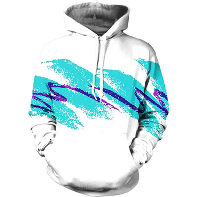 

QYDM054Mens Hoodie 3D Printed Women Pullover Sweater