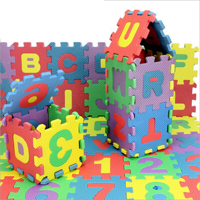 

36pcs Soft EVA Foam Baby Children Kids Play Mat Alphabet Number Puzzle Jigsaw