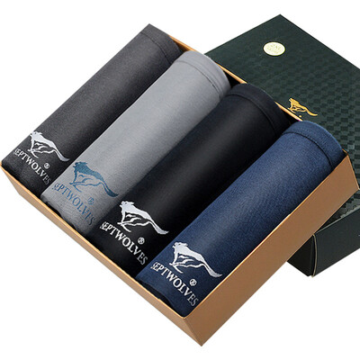 

Seven wolves SEPTWOLVES men&39s underwear men&39s Lycra cotton waist in the breathable movement angle underwear four multi-color 3315-4