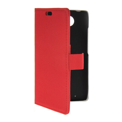 

MOONCASE Slim Leather Side Flip Wallet Card Slot Pouch Stand Shell Back Case Cover for Motorola Moto Droid Turbo XT1254 Red