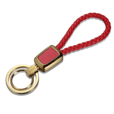 

Authentic zobo car key ring braided rope mother double key ring key ring pendant ZB-935 black car accessories birthday gift