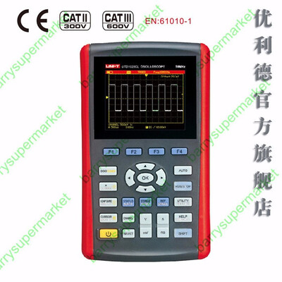 

UTD1025CL Portable UNI-T 1CH 35" LCD 25MHz50MHz 200MSs Digital Handheld Oscilloscope & Host Warranty 2 years