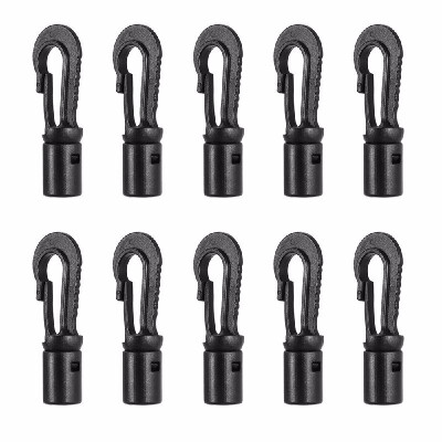 

Pack of 10 Boat Kayak Canoe Bungee Shock Cord Hook Hanging End Hooks Kayak