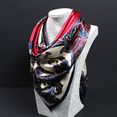 

New scarf Womens Silk Scarf Large square scarf silk scarf Neck Square scarf