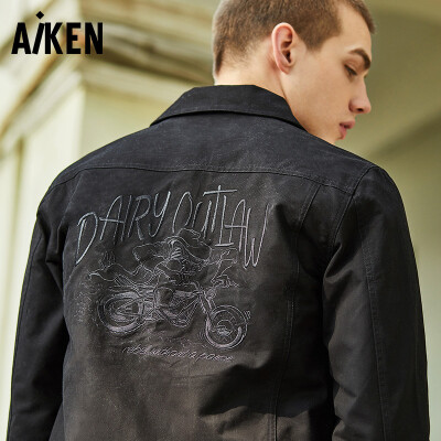 

Aiken Aiken Senma brand 2018 autumn&winter mens jacket jacket AK118071205 black