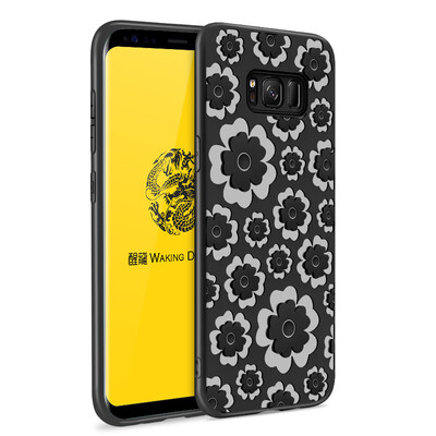 

Goowiiz Fashion Phone Case For Samsung Galaxy S8S8 Plus 3D Relief Flower Ultrathin Soft TPU Full Protection