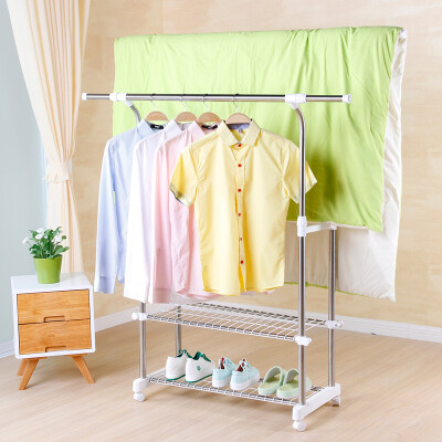 

Mercure guest drying rack multi-function double pole drying rack removable drying rack floor stand MJ-8027B