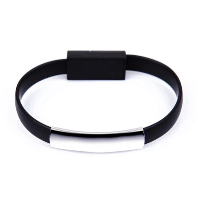 

Micro USB Cable Bracelet Charger Data Sync Cord for Android BLACK