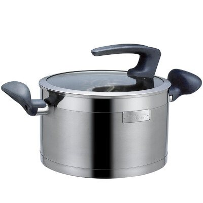 

[Jingdong supermarket] Golden key (GOLDEN KEY) soup pot 18cm stainless steel thicker deep deep pot