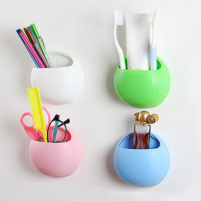 

Bathroom Accessories Toothbrush Holder Wall Suction Cups Shower Holder Cute Sucker Toothbrush Holder Suction Hooks Bathroom Set