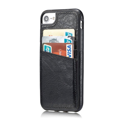 

IphoneX retrobusiness card shatter-resistant leather phonecase iphone78plus