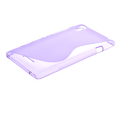 

MOONCASE S-Line Soft Flexible Silicone Gel TPU Skin Shell Back чехол для Sony Xperia T3 D5103 D5106 Purple