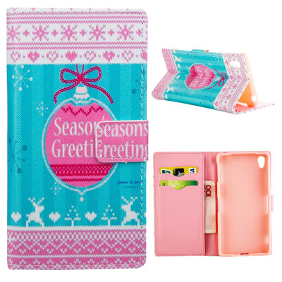 

MOONCASE ЧЕХОЛ ДЛЯ Sony Xperia Z2 Flip PU Leather Fold Wallet Card Slot Kickstand Back [Pattern series] /a16