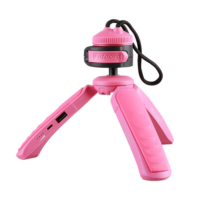 

Fotopro X-POD Rechargeable Gopro Sports Camera Portable Desktop Tripod Mobile Phone Bracket Pink