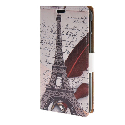 

MOONCASE Case for Alcatel One Touch Pixi 3 (5.0") OT-5015 Leather Flip Wallet Style and Kickstand Case Cover Design / a20