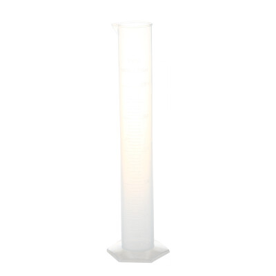 

UpperX Lab Set 250mL Clear White Plastic Liquid Measurement Graduated Cylinder