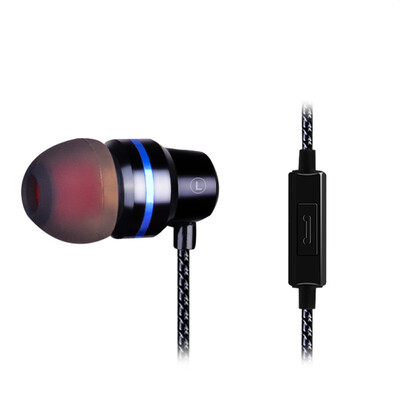 

DM1 In-Ear Headphones mp3 Computers Mobile Phones Universal Subwoofer Wired Headphones Noise Reduction Non-slip Earphones Sports