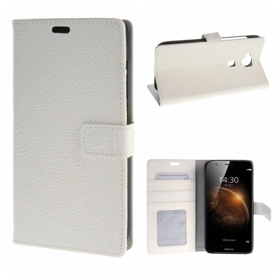 

MOONCASE Huawei Ascend G8 ЧЕХОЛ ДЛЯ Flip Wallet Card Slot Stand Leather Folio Pouch White 02